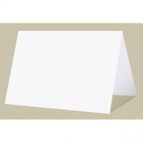 Paquet de 10 Chevalets Blanc - 7x5 cm