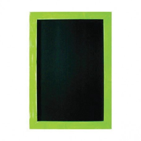 Tableau Noir cadre vert césuré 47x67 cm « Carnaval »