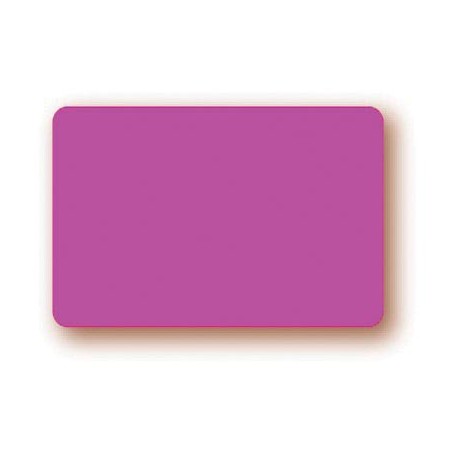 Paquet de 10 étiquettes rose fluo 6x4cm rectangulaires